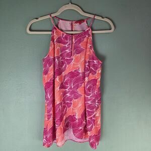 Krimson Klover Top Womens Small Sleeveless Tank Colorful Waves